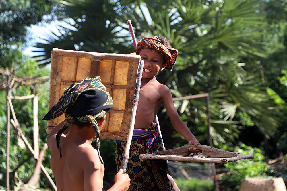 Inilah keunikan Desa Wisata Suku Sasak Ende di Lombok Tengah, Nusa Tenggara Barat. (BeritaNasional/Elvis Sendouw)