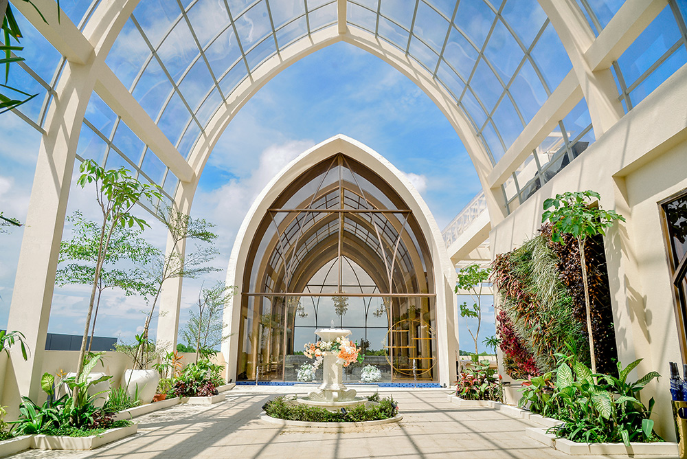Intip Whistler Garden Venue untuk Acara Berkesan di District Entertainment PIK 2 Inilah venue untuk mengadakan sangjit, pernikahan, hingga ulang tahun dan corporate gathering di kawasan District Entertainment, PIK 2, Tangerang. (BeritaNasional/Elvis Sendouw)