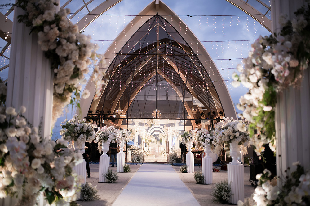 Intip Whistler Garden Venue untuk Acara Berkesan di District Entertainment PIK 2 Inilah venue untuk mengadakan sangjit, pernikahan, hingga ulang tahun dan corporate gathering di kawasan District Entertainment, PIK 2, Tangerang. (BeritaNasional/Elvis Sendouw)