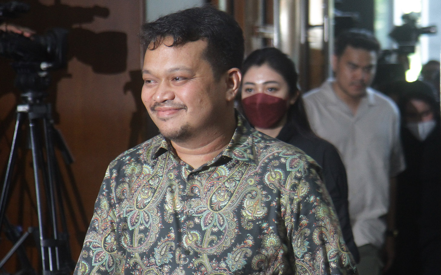 Istri, anak, hingga cucu mantan Menteri Pertanian Syahrul Yasin Limpo menghadiri sidang kasus dugaan pemerasan dan gratifikasi di Pengadilan Tindak Pidana Korupsi (Tipikor) Jakarta, Senin (27/5/2024).  (BeritaNasional.Com/Oke Atmaja)