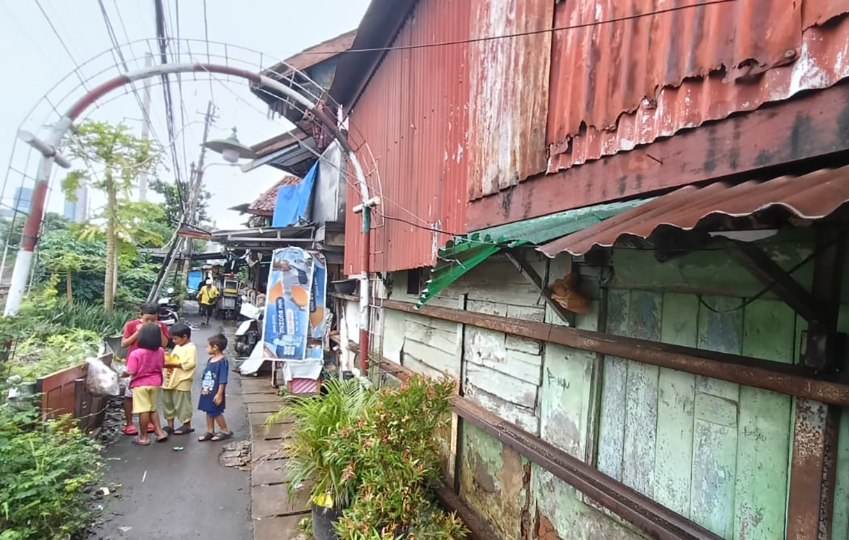 Suasana di Kawasan jalan Anyer,Menteng, Jakarta, Jumat (18/1/2026).  (Beritanasional.com/Oke Atmaja)
