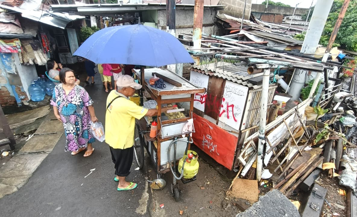 Suasana di Kawasan jalan Anyer,Menteng, Jakarta, Jumat (18/1/2026).  (Beritanasional.com/Oke Atmaja)