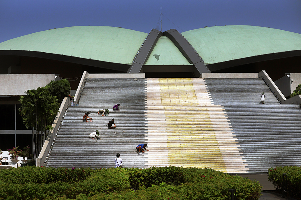 Foto Gedung DPR RI. (BeritaNasional/Elvis Sendouw)