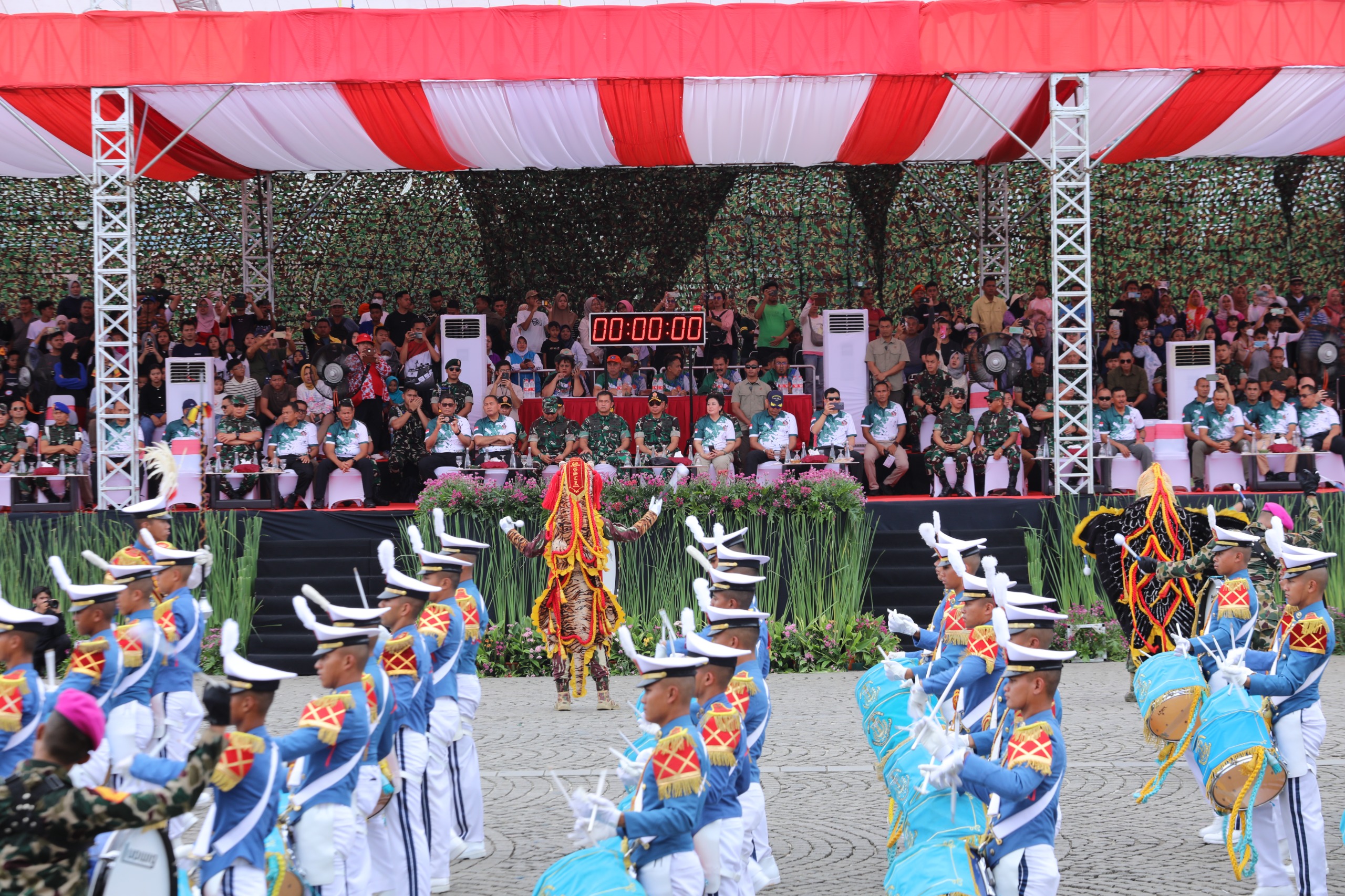 Indonesia Open Military Style Drum Corps Competition 2024. (BeritaNasional/Elvis Sendouw/HO Puspen TNI AD)