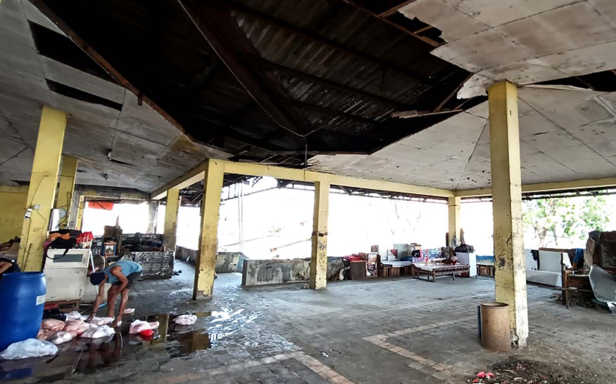 Suasana di Pasar Gardu Asem, Jakarta, Selasa (9/9/2025).  (Beritanasional.com/Oke Atmaja)