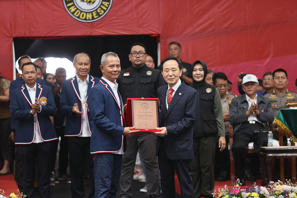 Sebanyak 21 negara berpartisipasi dalam Kejuaraan Taekwondo Asia Piala Kasad atau Kasad 6th Asian Taekwondo Open Championship 2024. (BeritaNasional/HO TNI/Elvis Sendouw)