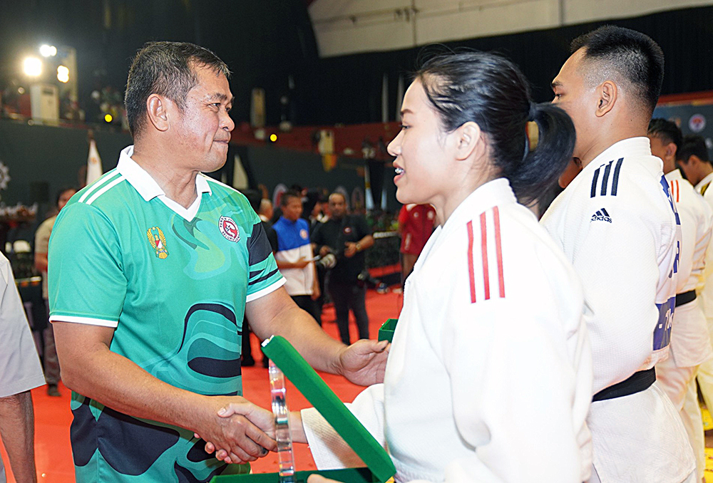 Kejuaraan Nasional (Kejurnas) Judo Piala Kasad XV. (BeritaNasional/Elvis Sendouw/HO Puspen TNI AD)