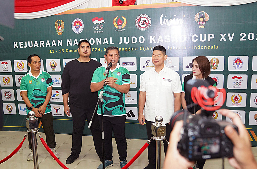 Kejuaraan Nasional (Kejurnas) Judo Piala Kasad XV. (BeritaNasional/Elvis Sendouw/HO Puspen TNI AD)