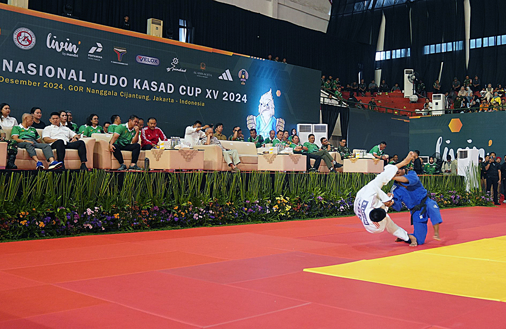 Kejuaraan Nasional (Kejurnas) Judo Piala Kasad XV. (BeritaNasional/Elvis Sendouw/HO Puspen TNI AD)