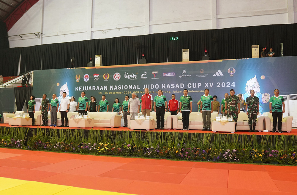 Kejuaraan Nasional (Kejurnas) Judo Piala Kasad XV. (BeritaNasional/Elvis Sendouw/HO Puspen TNI AD)