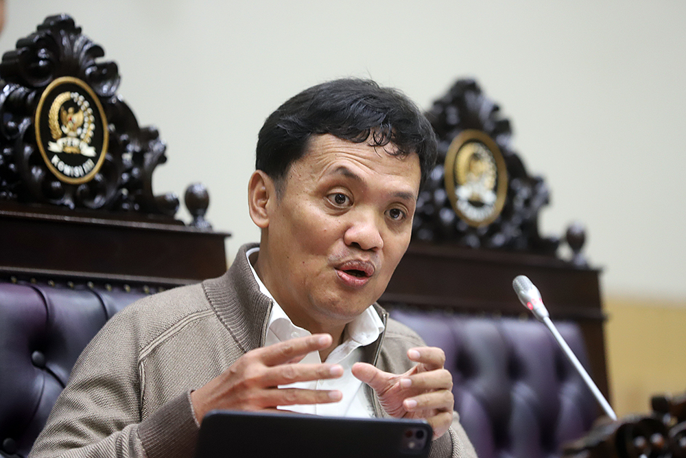 Respons Komisi III DPR soal KUHP baru digugat ke MK. (BeritaNasional/Elvis Sendouw)