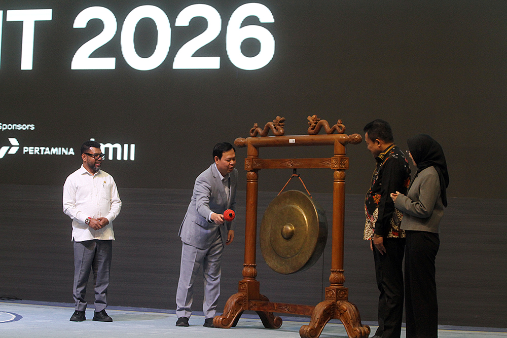 Ketua DPD Sultan Baktiar Najamudin membuka The International Green Youth Leaders Summit (IGYLS) 2026 atau KTT Pemimpin Pemuda Hijau Internasional 2026. (BeritaNasional/Elvis Sendouw)