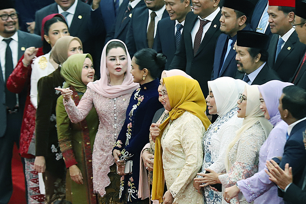 Ketua DPR Puan Maharani sampaikan pidato pada sidang Tahunan 2025. (BeritaNasional/Elvis Sendouw)