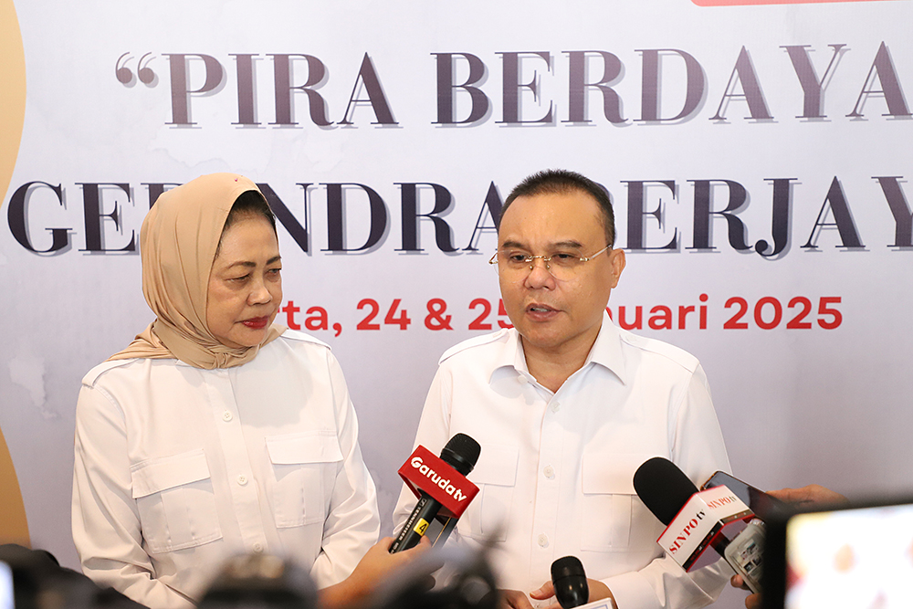 Rapimnas PIRA 2025 usung tema "PIRA Berdaya Gerindra Berjaya". (BeritaNasional/Elvis Sendouw)