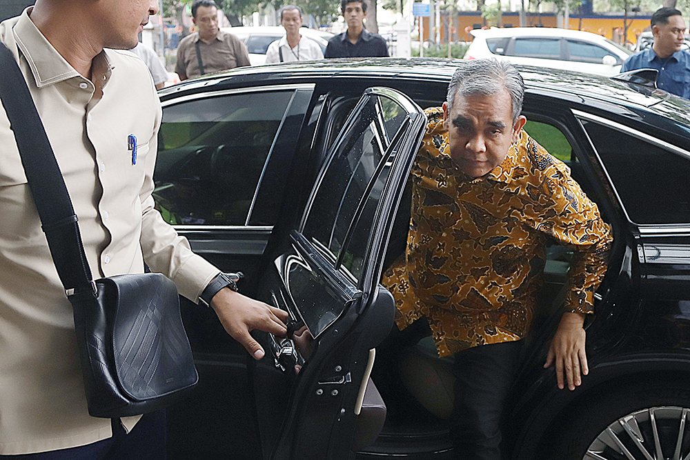 Ketua MPR Temui BPK Bahas Program Presiden Prabowo Subianto Ketua MPR Ahmad Muzani temui Ketua BPK Isma Yatun. (BeritaNasional/Elvis Sendouw)