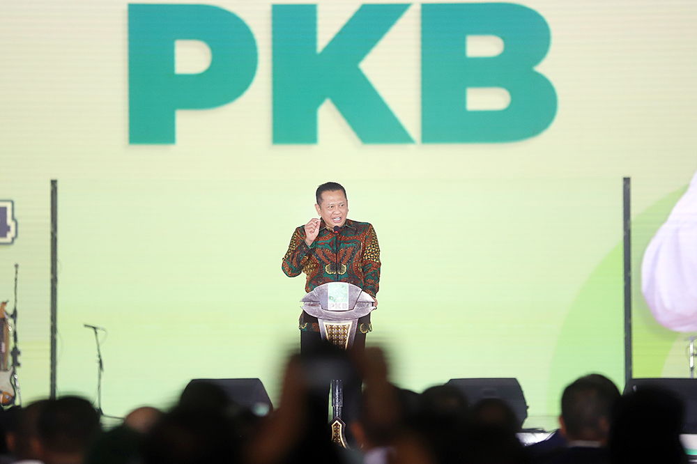 Harlah ke 26 PKB dihadiri para Ketua Partai dan pimpinan dewan. (BeritaNasional/Elvis Sendouw)