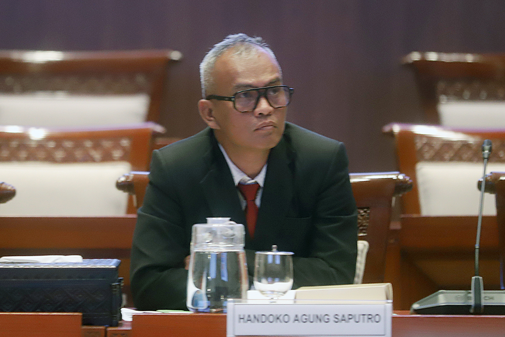 Komisi I DPR menggelar uji kelayakan dan kepatutan (fit and proper test) terhadap 21 calon anggota Komisi Informasi Pusat (KIP) periode 2026-2030. (BeritaNasional/Elvis Sendouw)