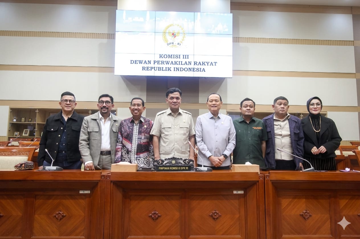 Komisi III menyampaikan pernyataan terkait penyiraman air keras yang menimpa aktivis KontraS Andrie Yunus. (BeritaNasional/Elvis Sendouw)
