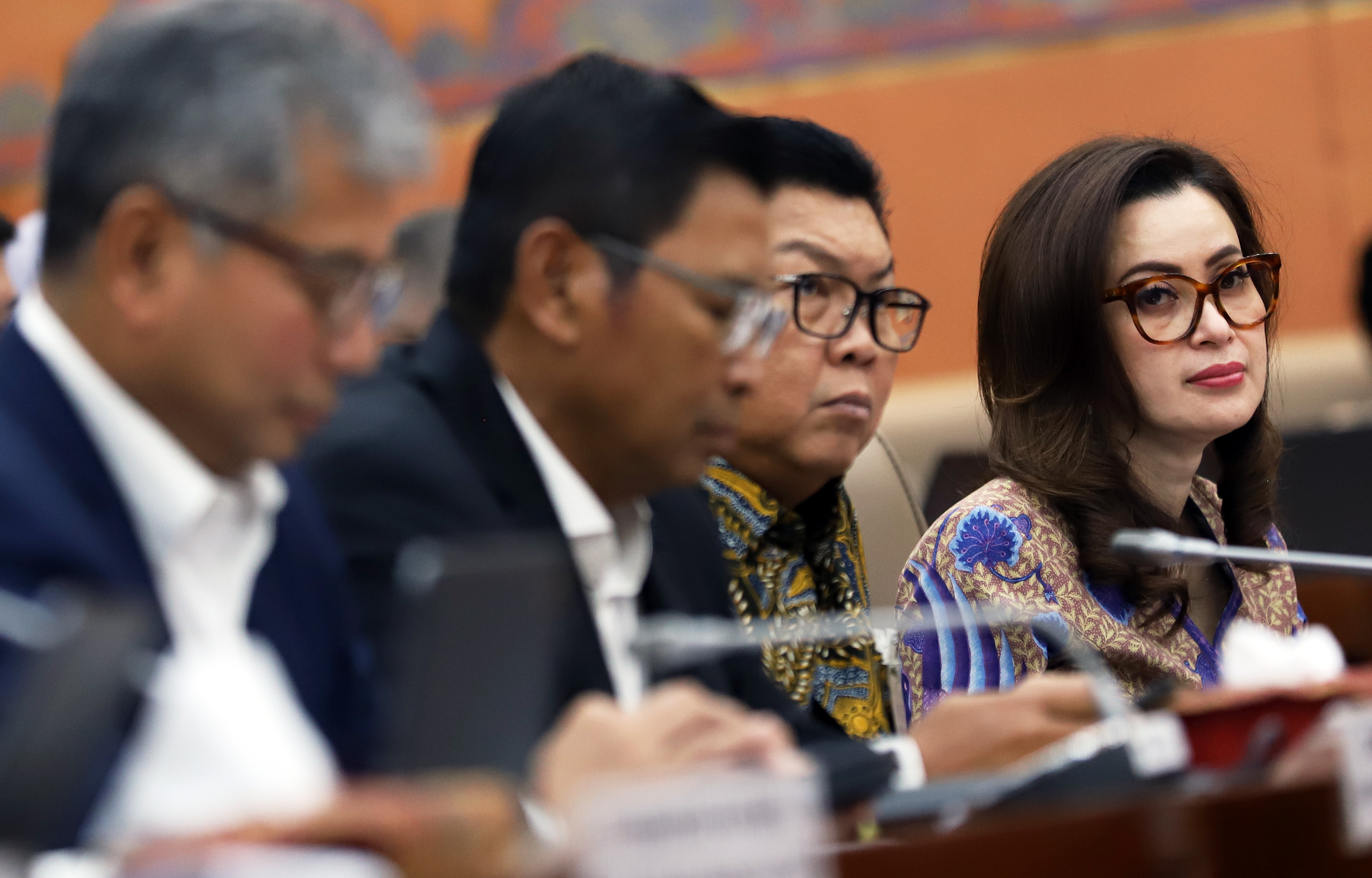 Rapat dengar pendapat komisi VI bersama Himbara. (Indonesiaglobe/Elvis Sendouw)