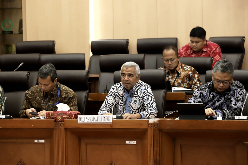 Komisi VII RDP bersama PT Pertamjna Hulu Energi. (IndonesiqGlobe/Elvis Sendouw)