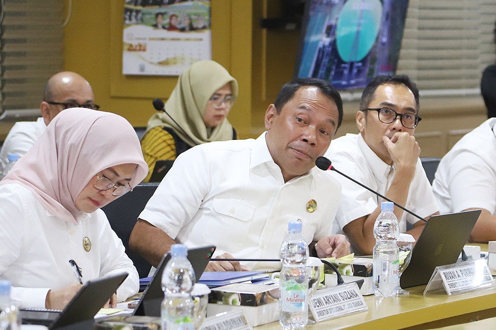 Rapat Dengar Pendapat (RDP) Komite III DPD bersama Jasa Raharja. (BeritaNasional/Elvis Sendouw)