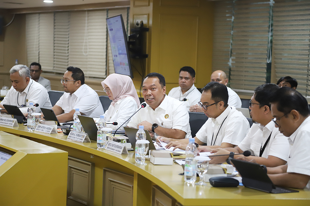 Rapat Dengar Pendapat (RDP) Komite III DPD bersama Jasa Raharja. (BeritaNasional/Elvis Sendouw)