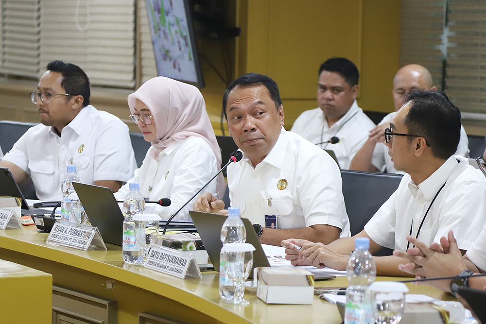 Rapat Dengar Pendapat (RDP) Komite III DPD bersama Jasa Raharja. (BeritaNasional/Elvis Sendouw)