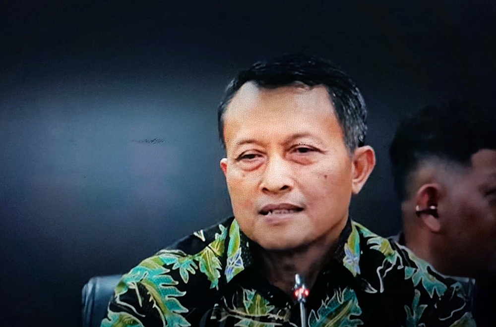Kejaksaan Agung, Komisi III dan Kortas Tipidkor gelar konferensi pers terkai kasus dugaan korupsi eks Jampidsus. (BeritaNasional/Elvis Sendouw)