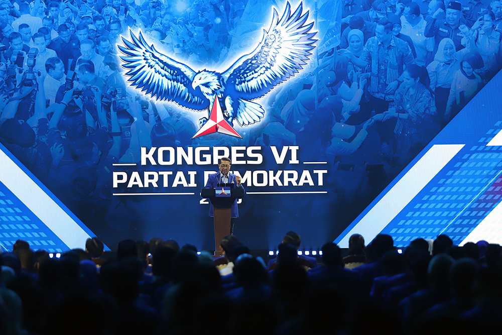 Kongres VI Partai Demokrat. (BeritaNasional/Elvis Sendouw)