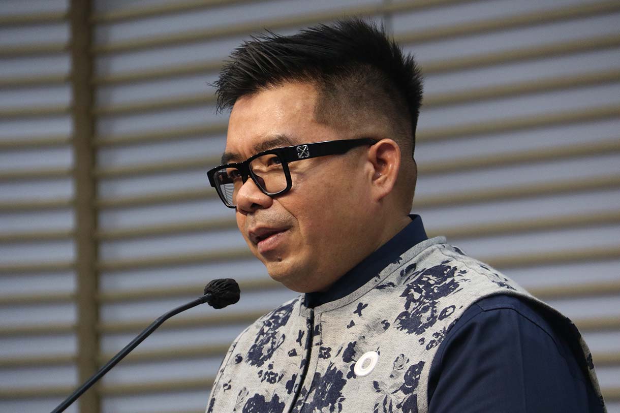 Direktur Utama PT Taspen Rony Hanityo Aprianto di Gedung Merah Putih KPK. (Beritanasional.com/Oke Atmaja)