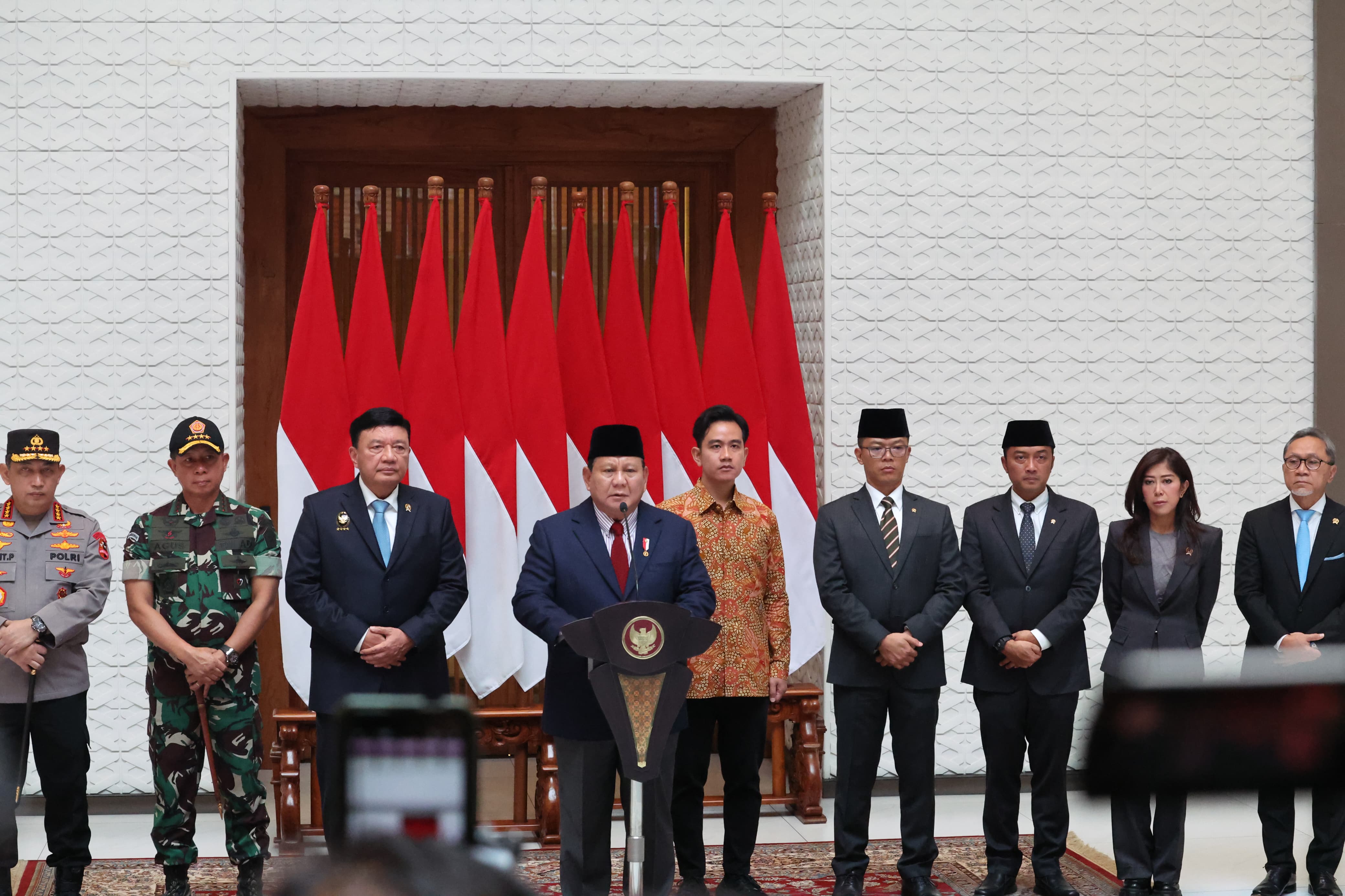 Kunjungan perdana Presiden RI Prabowo Subianto untuk menghadiri undangan pimpinan negara luar. (BeritaNasional/HO Tim Presiden/Elvis Sendouw)