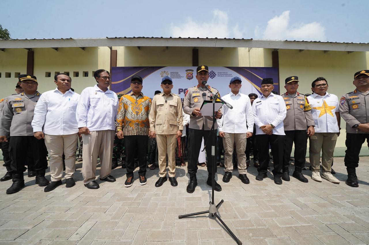 Kunjungi Balai Vokasi Poliran, Menteri Karding Minta Masyarakat Asah Keterampilan dan Berangkat Prosedural Kunjungan Menteri P2MI ke Balai Vokasi Poliran milik Polda Banten di Serang, Banten. (BeritaNasional/Elvis Sendouw/HO Hms P2MI)