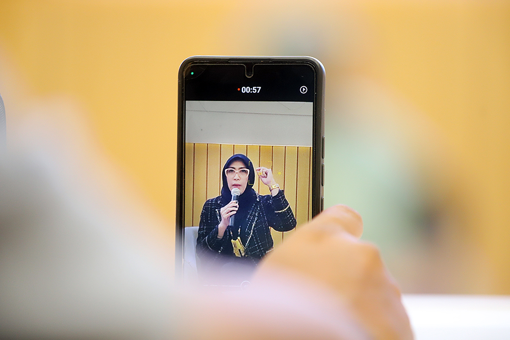 Diskusi dialektika dengan tema: "Stop Bullying! DPR Ramu Formulasi Konkret atasi Persoalan Mental Dunia Pendidikan". (BeritaNasional/Elvis Sendouw)