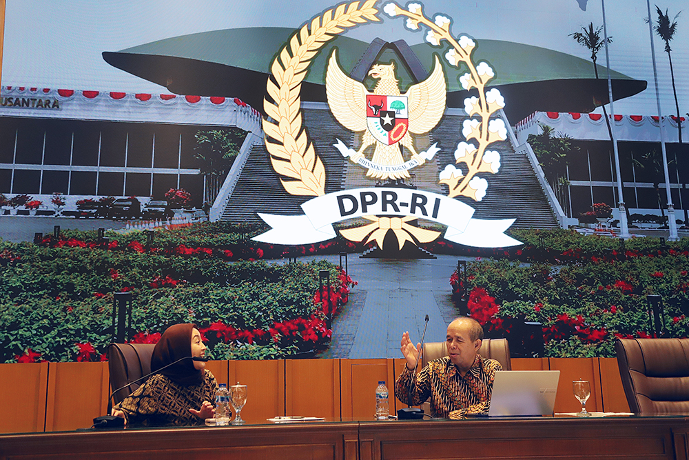 KWP bekerjasama dengan Biro Pemberitaan DPR RI menggelar diskusi Forum Dialektika dengan tema"Catatan Evaluasi Arus Mudik 2026". (BeritaNasional/Elvis Sendouw)