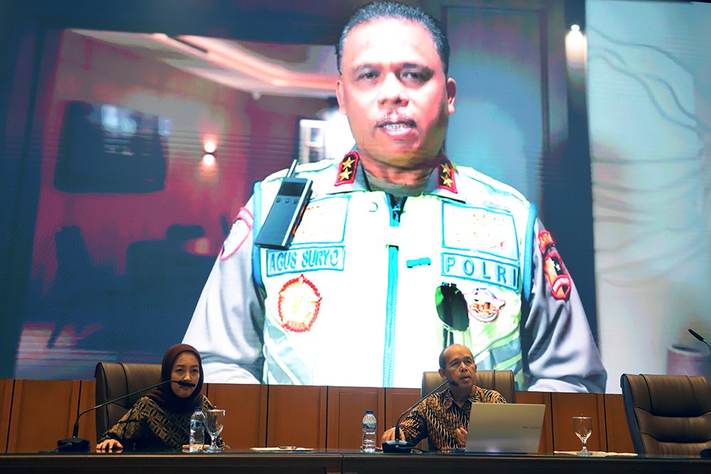 KWP bekerjasama dengan Biro Pemberitaan DPR RI menggelar diskusi Forum Dialektika dengan tema"Catatan Evaluasi Arus Mudik 2026". (BeritaNasional/Elvis Sendouw)