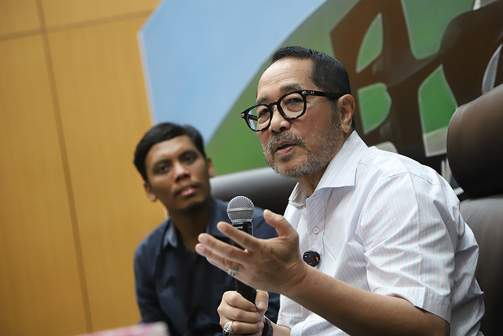 KWP Bersama DPR Gelar Diskusi Bahas Karhutla Diskusi Dialektika Demokrasi Dengan tema;"Mendorong Penguatan Penanganan dan Pencegahan demi Menekan Penyebaran Karhutla." (BeritaNasional/Elvis Sendouw)