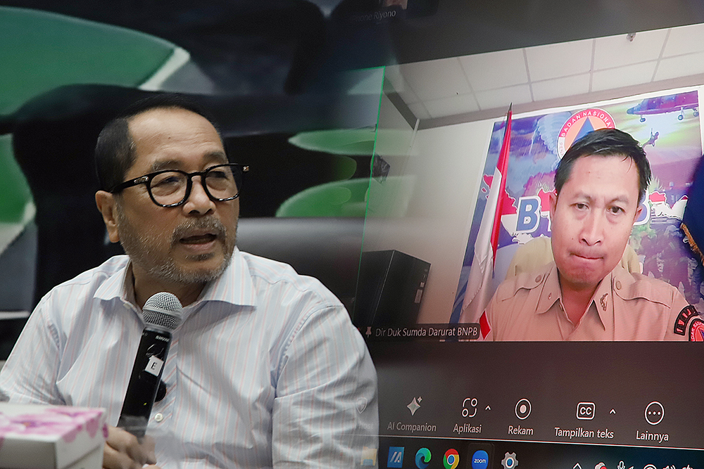KWP Bersama DPR Gelar Diskusi Bahas Karhutla Diskusi Dialektika Demokrasi Dengan tema;"Mendorong Penguatan Penanganan dan Pencegahan demi Menekan Penyebaran Karhutla." (BeritaNasional/Elvis Sendouw)
