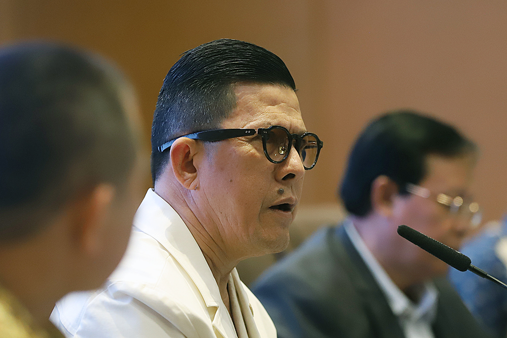 KWP gelar diskusi yang bertajuk "MKMK Dinilai Tidak Berwenang Batalkan Keppres Pengangkatan MK?". (BeritaNasional/Elvis Sendouw)