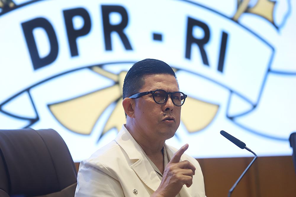 KWP gelar diskusi yang bertajuk "MKMK Dinilai Tidak Berwenang Batalkan Keppres Pengangkatan MK?". (BeritaNasional/Elvis Sendouw)