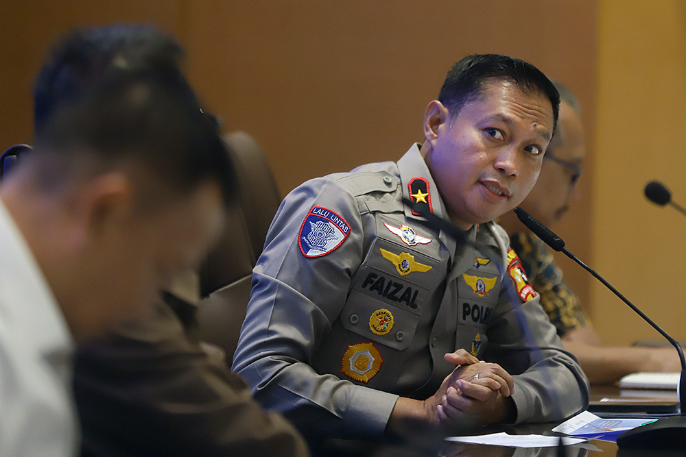 Diskusi Dialektika Demokrasi mengangkat tema “Sinergi Pemerintah dan Stakeholder Buat Mudik 2026 Aman dan Nyaman" di ruang Abdul Muis, Kompleks Parlemen, Senayan, Jakarta. (BeritaNasional/Elvis Sendouw)