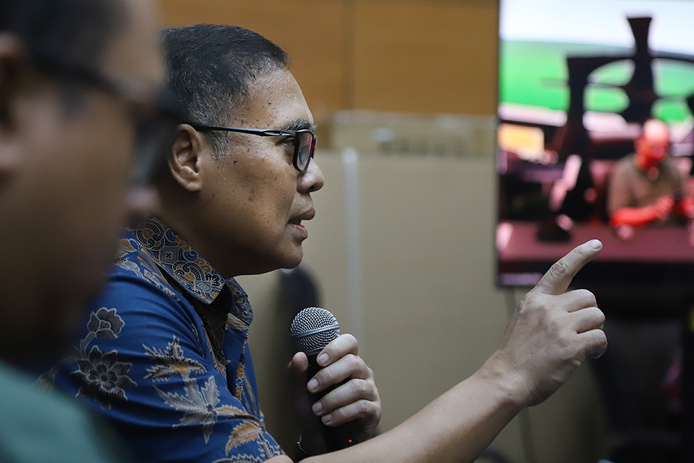 KWP Bersama DPR Gelar Diskusi Bahas Perang India-Pakistan KWP bersama DPR gelar diskusi dengan tema: 'Mitigasi Geopolitik Indonesia Menghadapi Dampak Perang India-Pakistan' . (BeritaNasional/Elvis Sendouw)