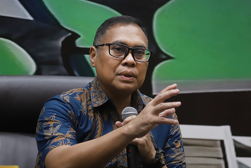 KWP Bersama DPR Gelar Diskusi Bahas Perang India-Pakistan KWP bersama DPR gelar diskusi dengan tema: 'Mitigasi Geopolitik Indonesia Menghadapi Dampak Perang India-Pakistan' . (BeritaNasional/Elvis Sendouw)