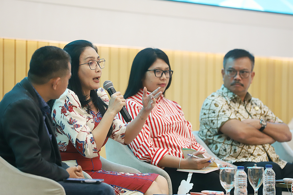 Koordinatoriat Wartawan Parlemen (KWP) bekerja sama dengan Biro Pemberitaan DPR RI menggelar diskusi Dialektika Demokrasi dengan tema “Optimalisasi Perlindungan Jaminan Kesehatan bagi Insan Pers”. (BeritaNasional/Elvis Sendouw)