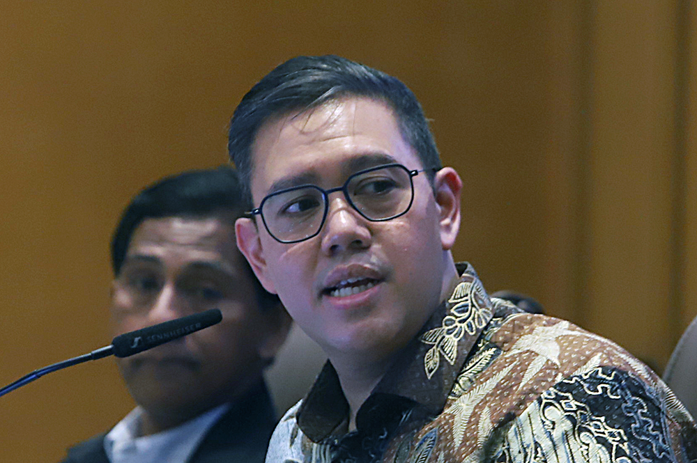 Dialektika Demokrasi dengan tema"Memperkuat Kedaulatan Bangsa di Era Dinamika Persaingan Global". (BeritaNasional/Elvis Sendouw)