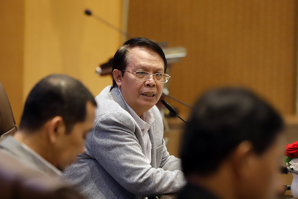 KWP bersama DPR gelar Diskusi bertajuk "Peran DPR dalam Mendukung Pertumbuhan Ekonomi Nasional". (BeritaNasional/Elvis Sendouw)