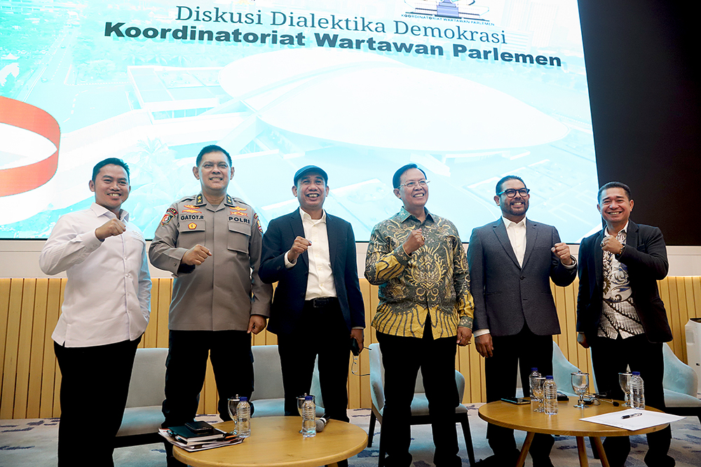 Diskusi yang bertajuk "Reformasi Polri Harapan Menuju Institusi Penegak Hukum yang Profesional dan Humanis”. (BeritaNasional/Elvis Sendouw)