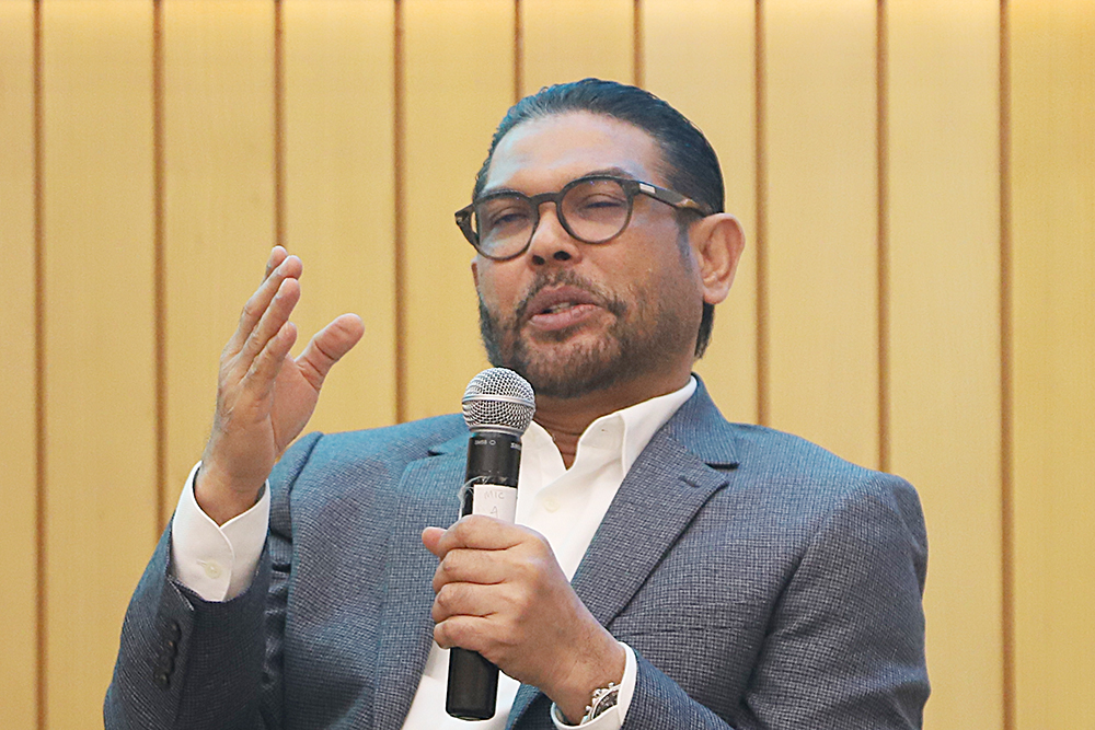 Diskusi yang bertajuk "Reformasi Polri Harapan Menuju Institusi Penegak Hukum yang Profesional dan Humanis”. (BeritaNasional/Elvis Sendouw)