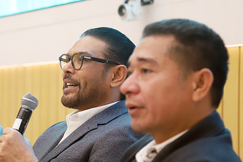 Diskusi yang bertajuk "Reformasi Polri Harapan Menuju Institusi Penegak Hukum yang Profesional dan Humanis”. (BeritaNasional/Elvis Sendouw)