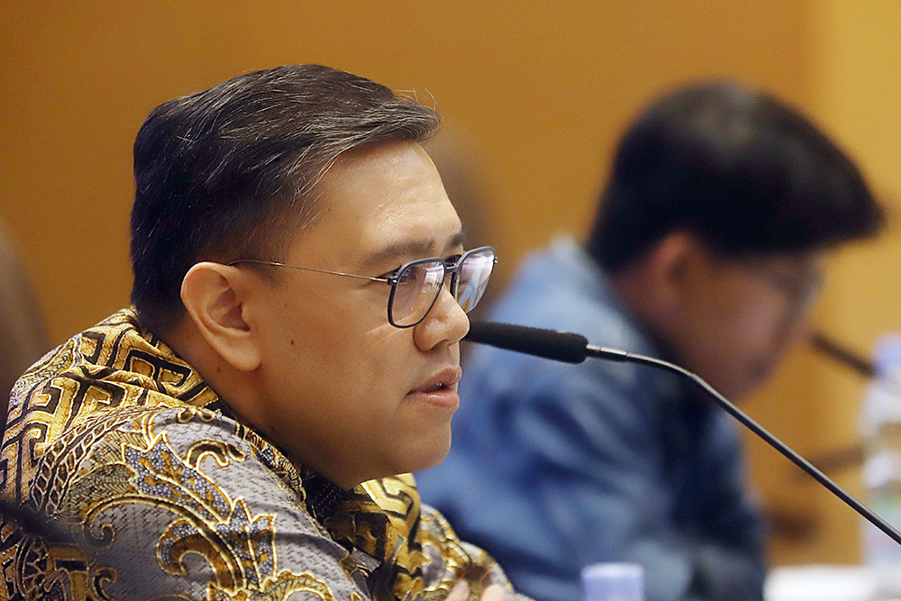 Diskusi KWP dengan DPR RI membahas rencana damai AS dan Iran. (BeritaNasional/Elvis Sendouw)