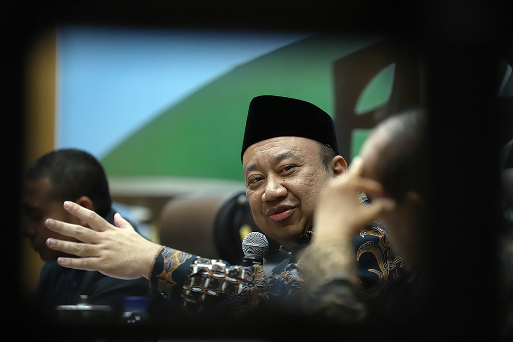 KWP dengan DPR gelar  Forum Legislasi dengan tema "Revisi UU Sisdiknas Dinilai Tekankan Pemerataan dan Mutu Pendidikan". (BeritaNasional/Elvis Sendouw)